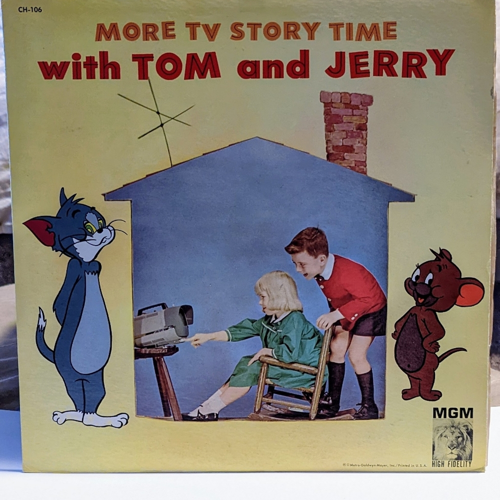 MGM Records, "More TV story time with Tom and Jerry" - Vintage